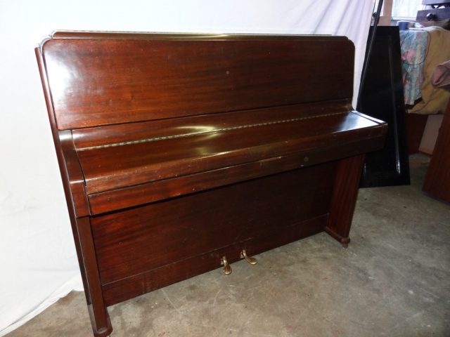 Knight Upright Piano in Mahogany Case 4