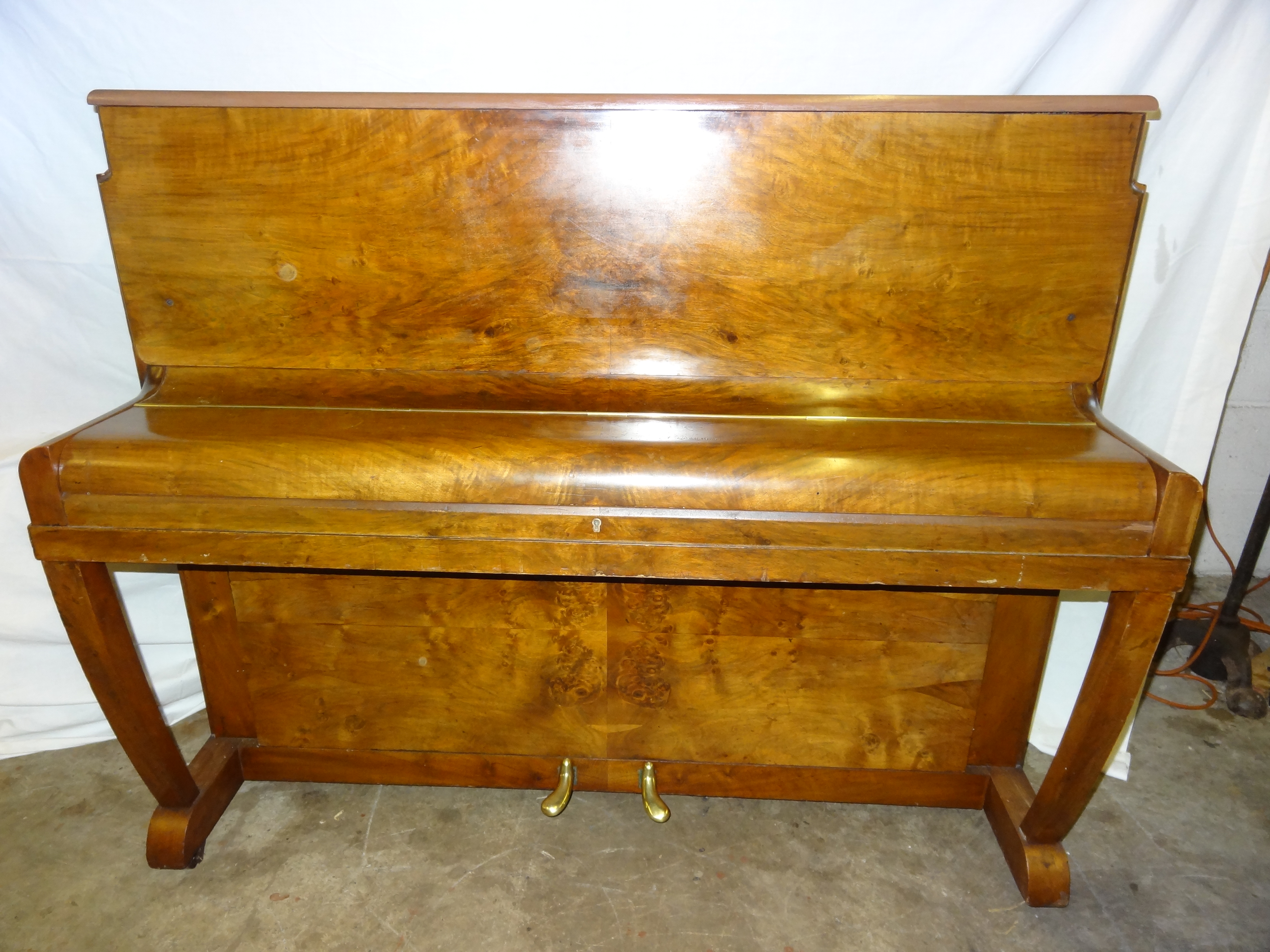 Danemann Walnut Upright Piano Image 3